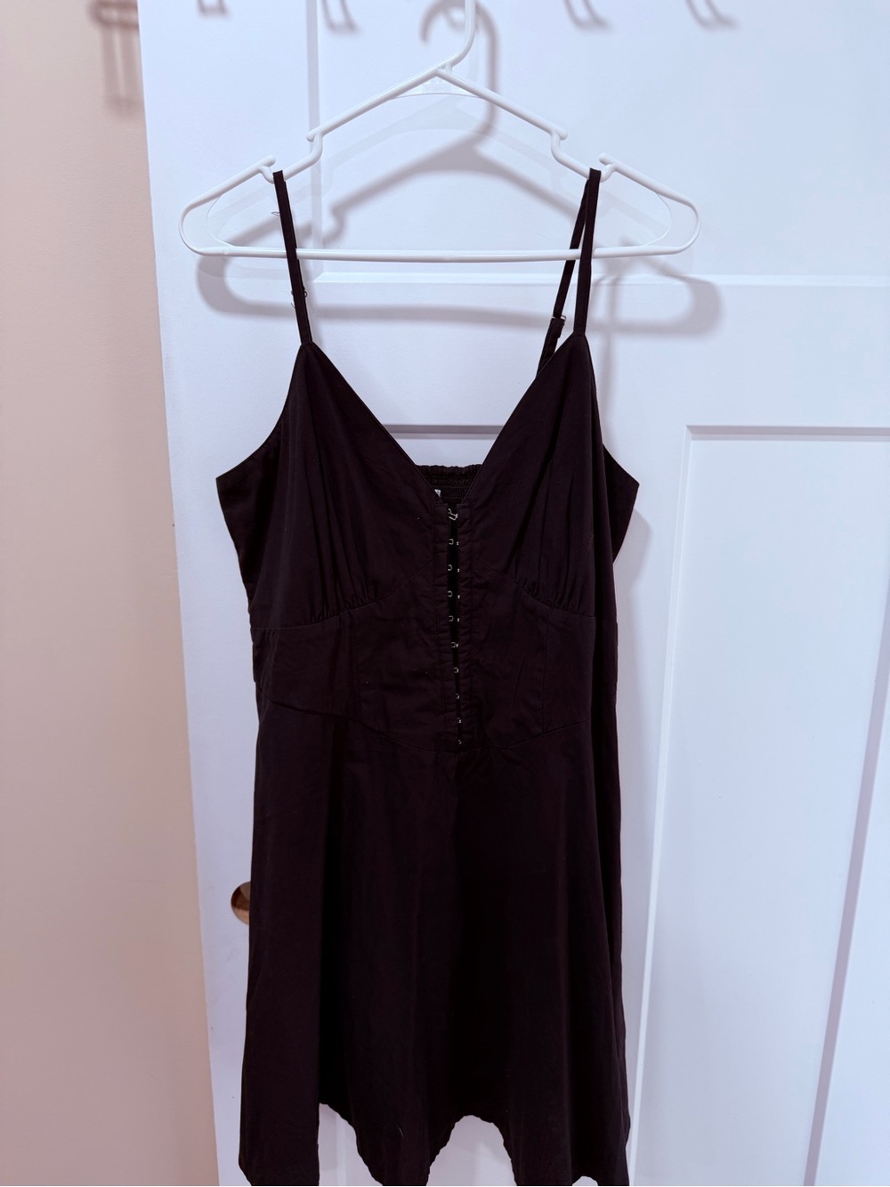 Japna Black Spaghetti Strap Dress